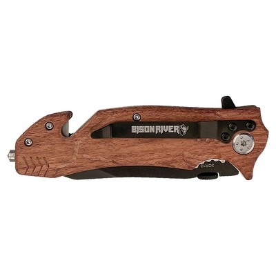 Bison River 4 1/2" Wood Rescue Knife
